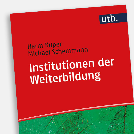 Cover Lehrbuch: Institutionen der Weiterbildung